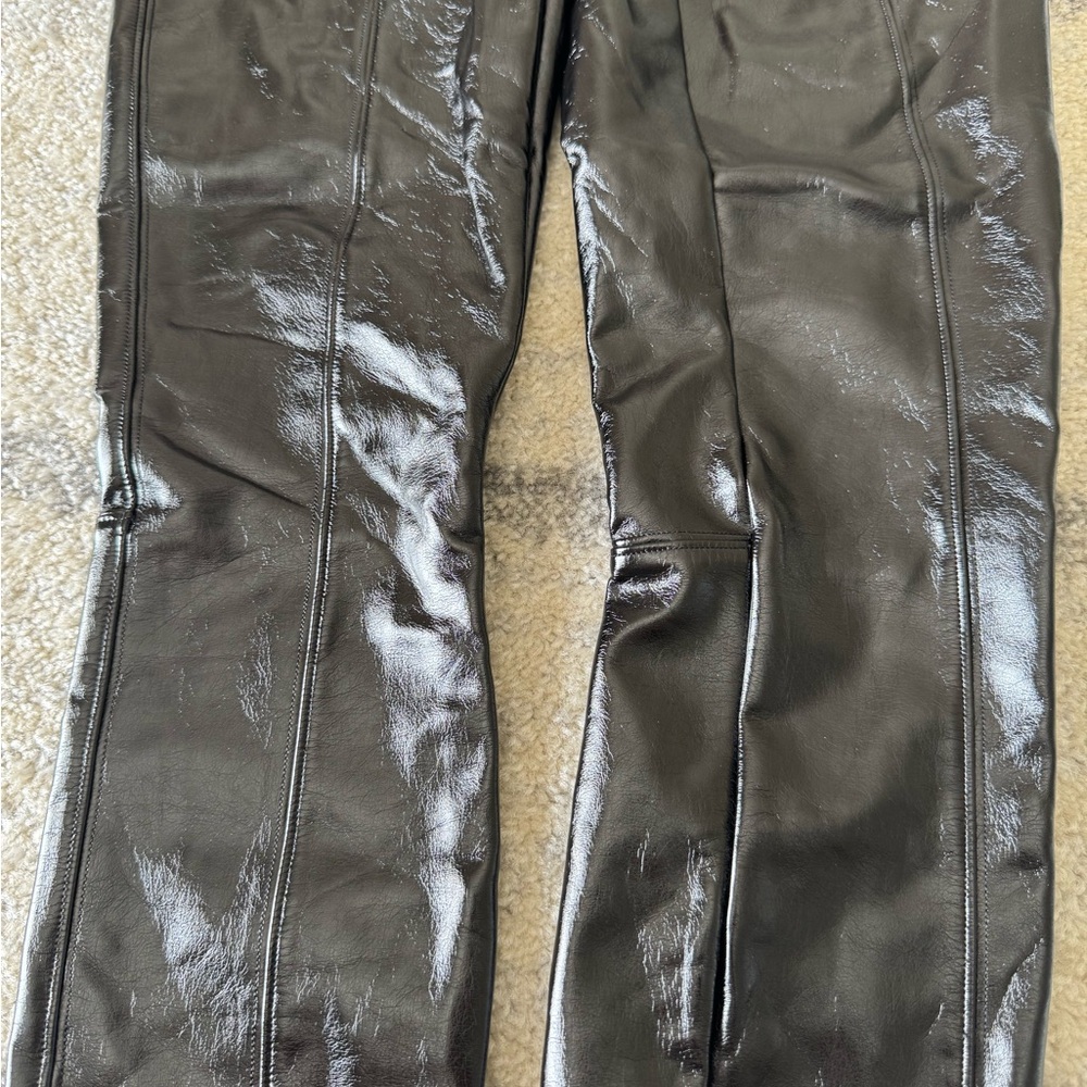 SPANX Black leather Leggings - Picture 8 of 14